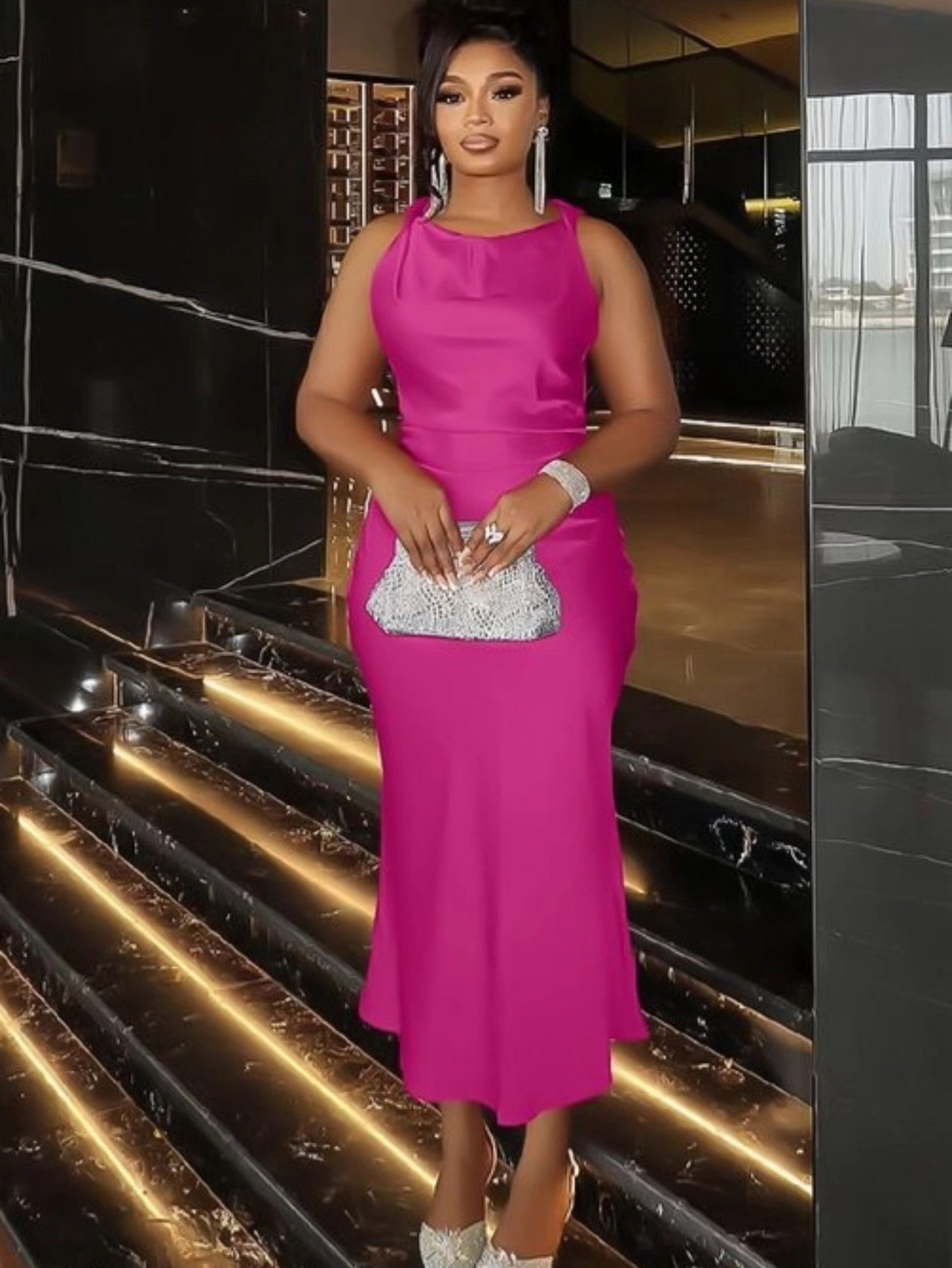 Ladies Silk Dress