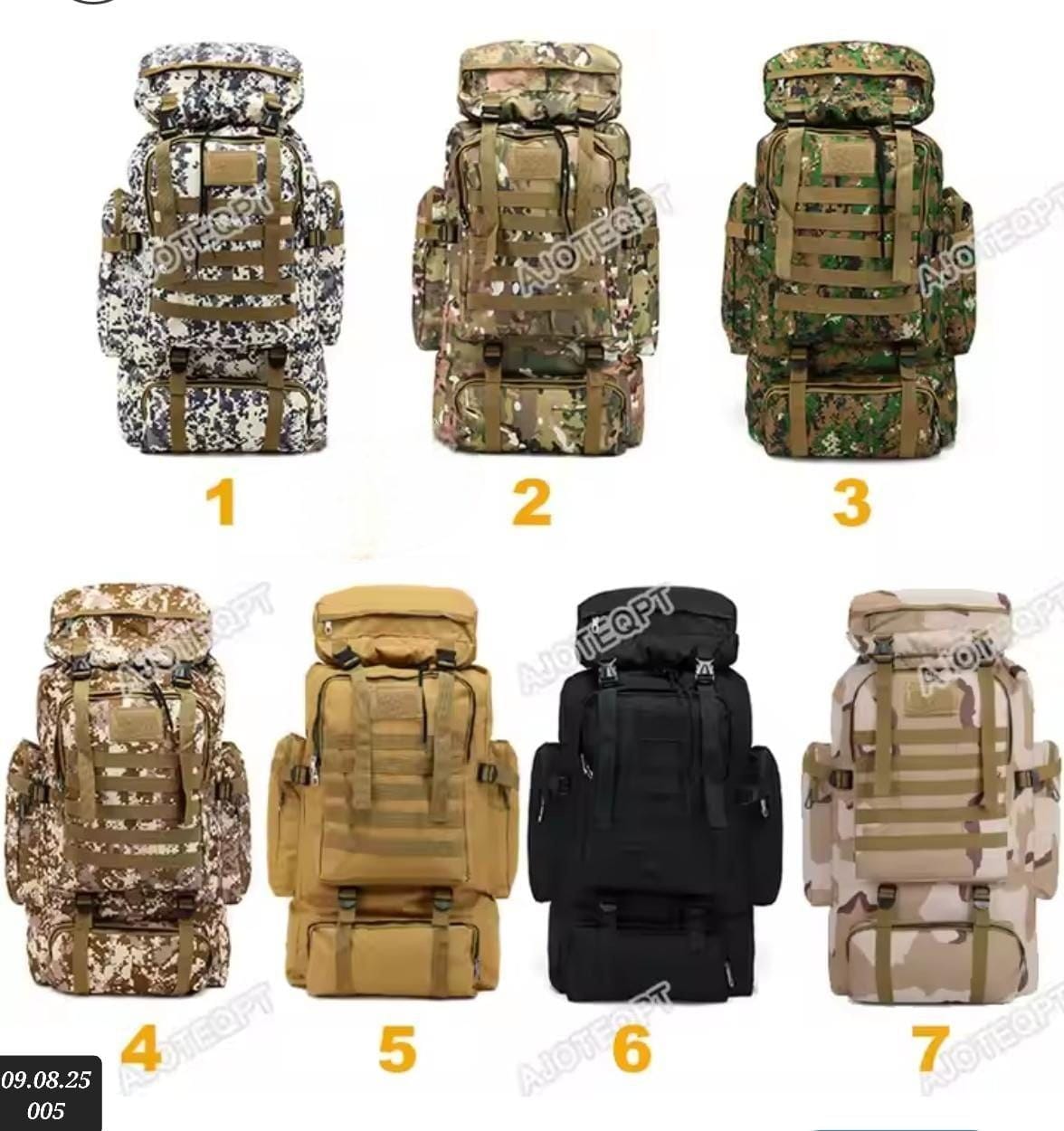 70L Hiking Backpack