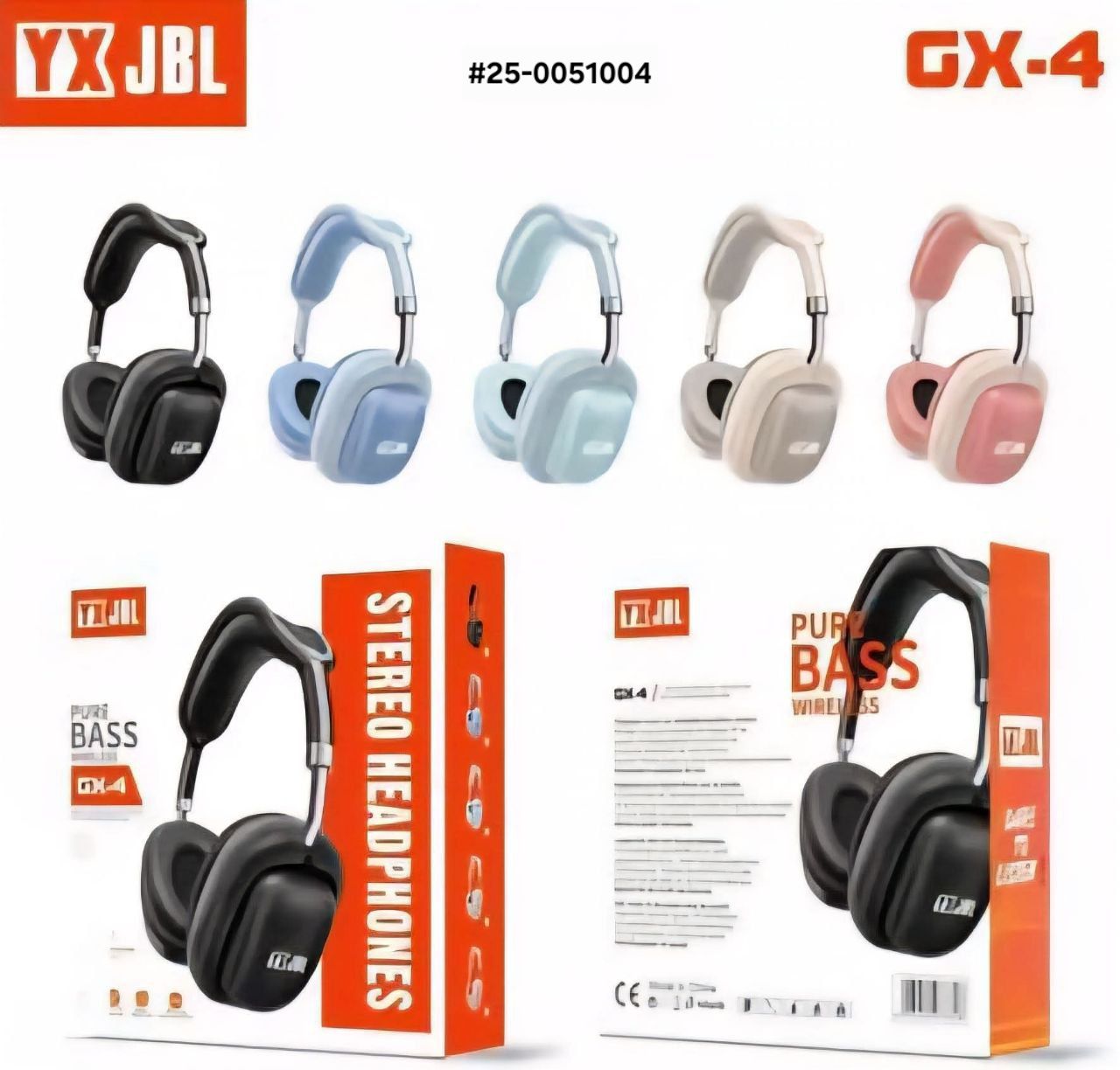 YXJBL Stereo Headphones
