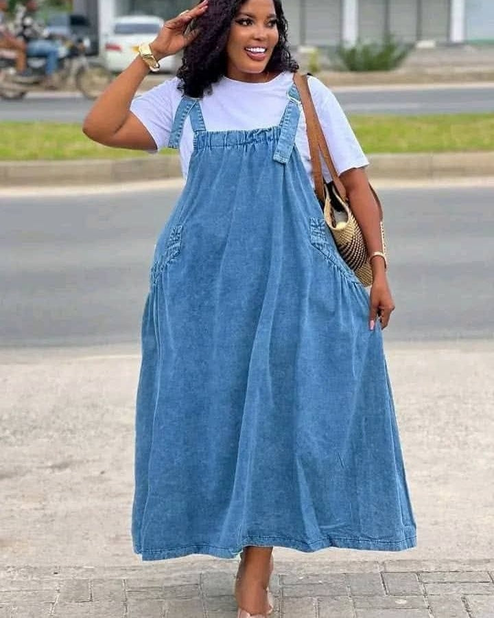 Long Denim Dress