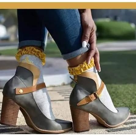 Ladies Block Angle Boots Available At Unbeatable Prices