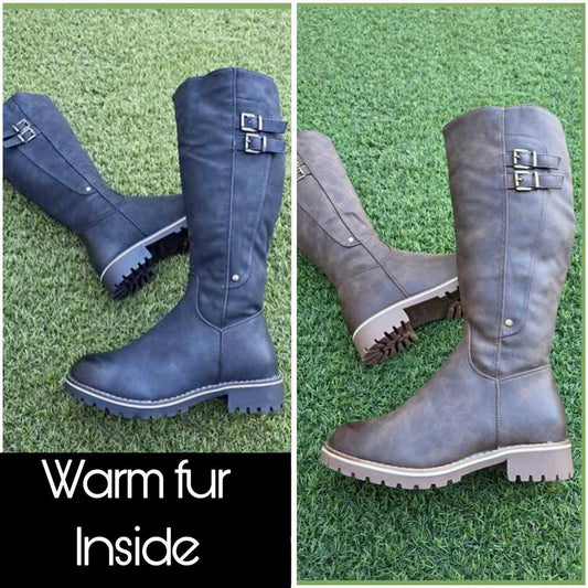 Keep your feet warm, your boots high, and your fashion sense higher