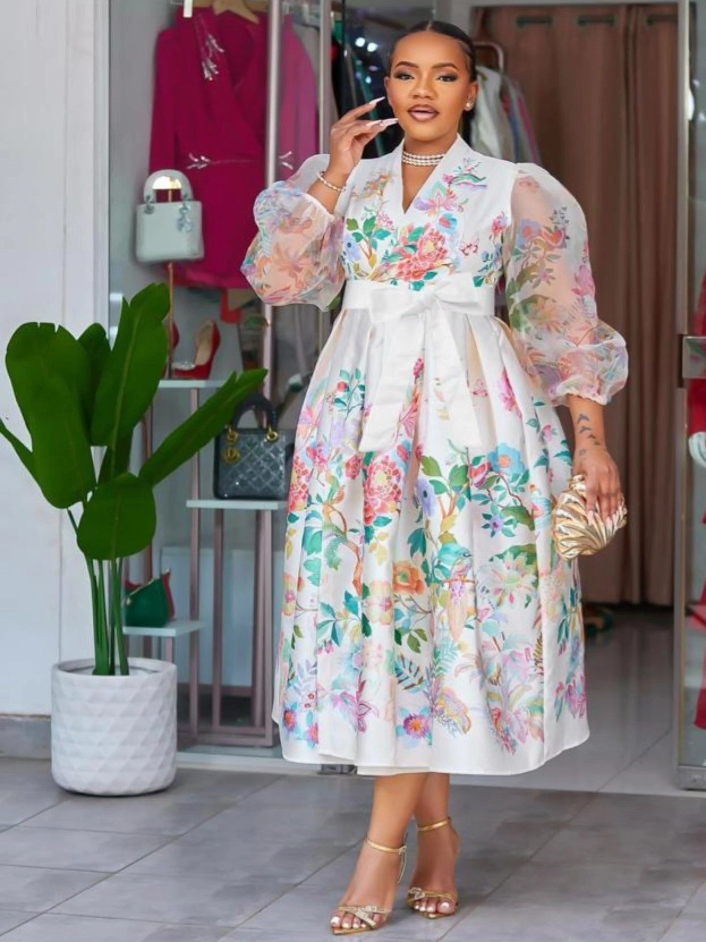 Colourful Ladies Dress