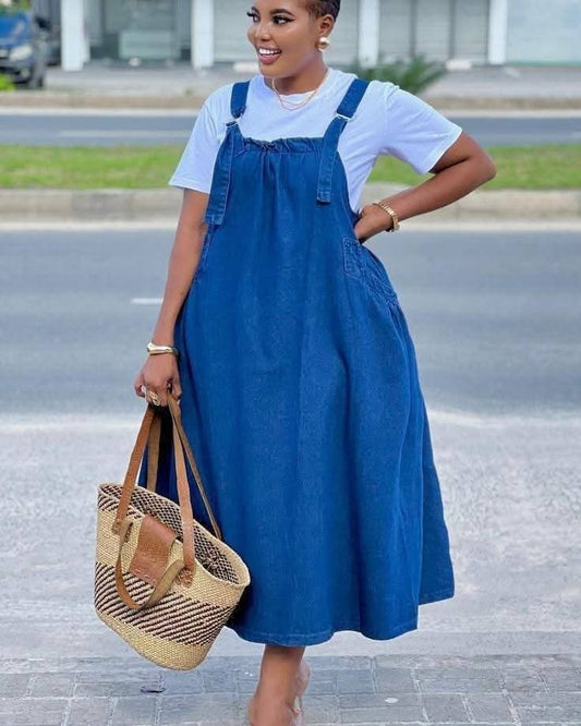 Long Denim Dress