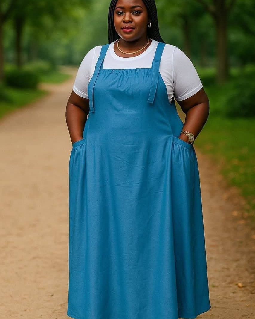 Oversized Denim Dress