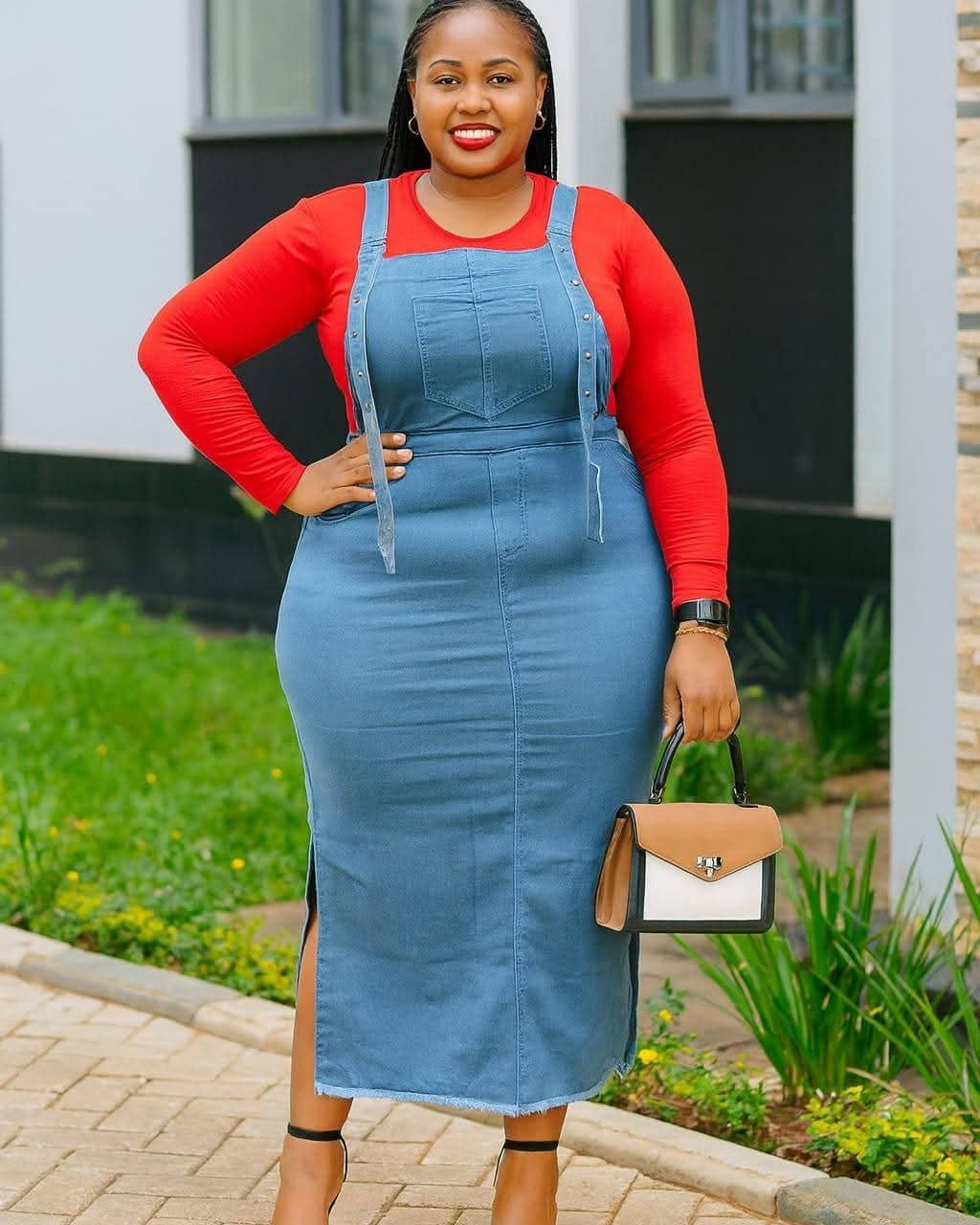 Oversized Denim Dress