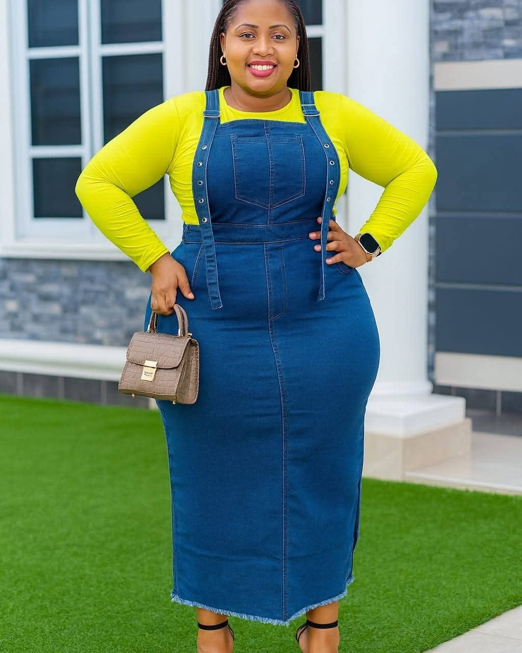 Oversized Denim Dress