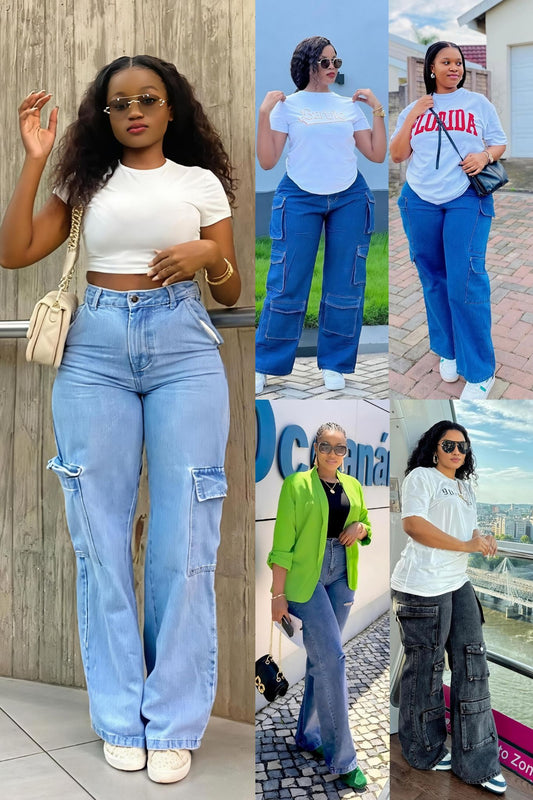 Side Pocked Ladies Jeans