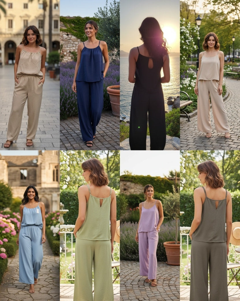 GH-471 Sleeveless Two Piece