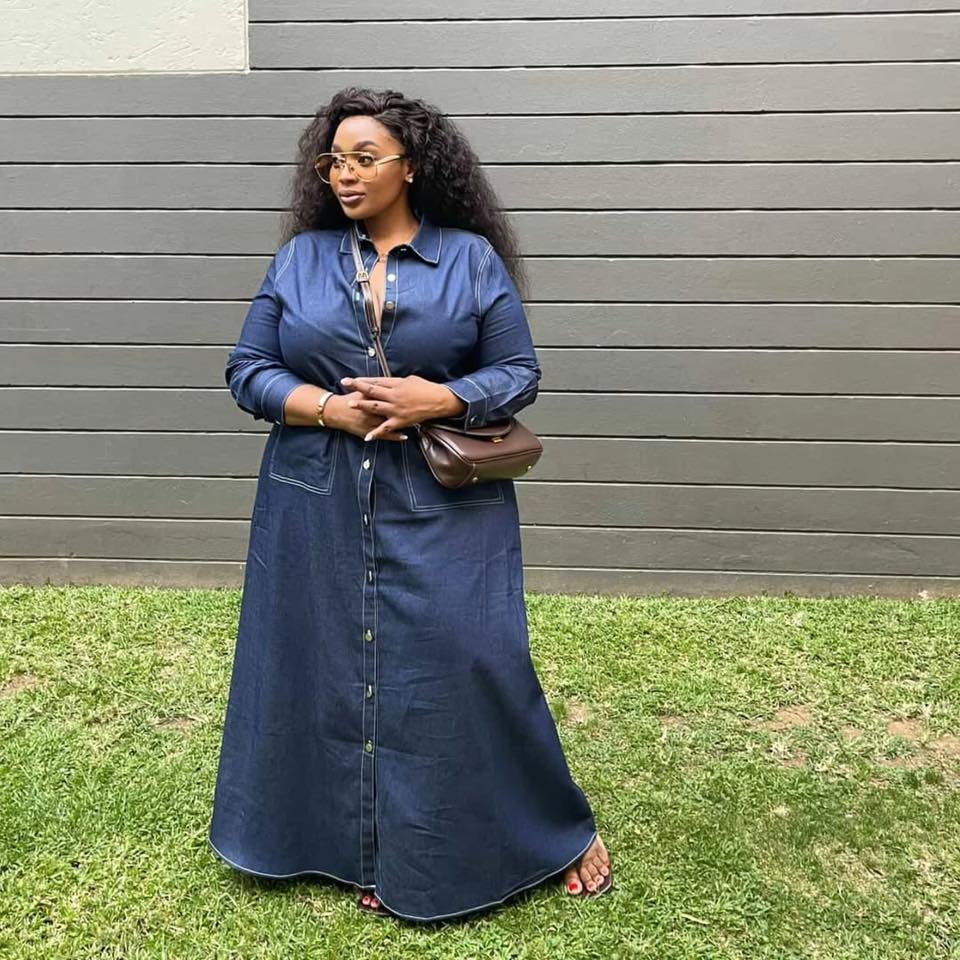 Oversized Denim Dress