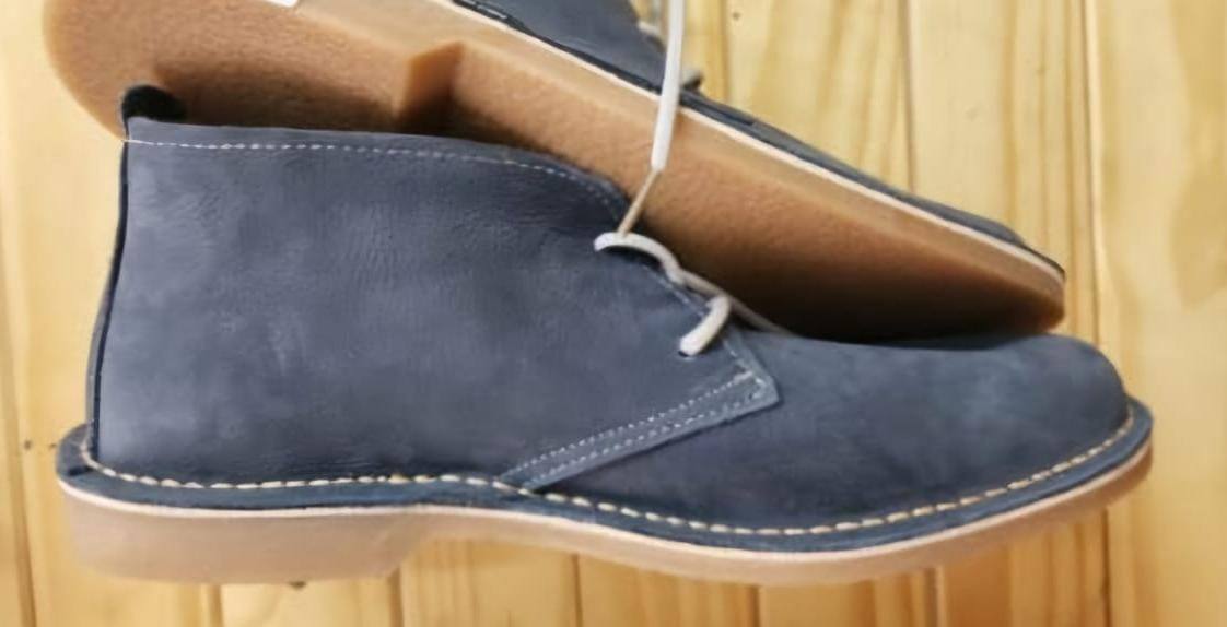 Men Lace Up Genuine Leather Vellies