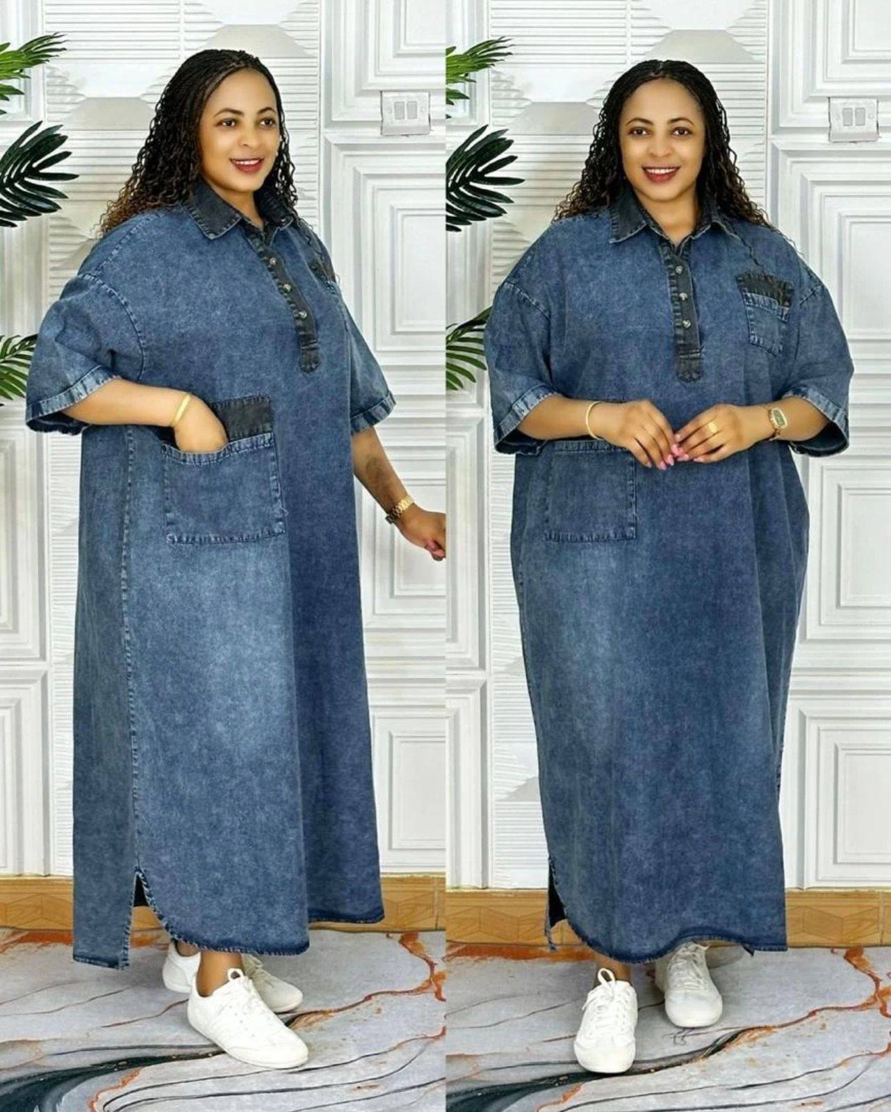 Long Denim Dress