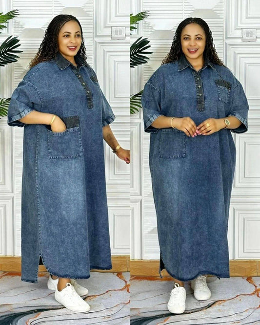 Long Denim Dress