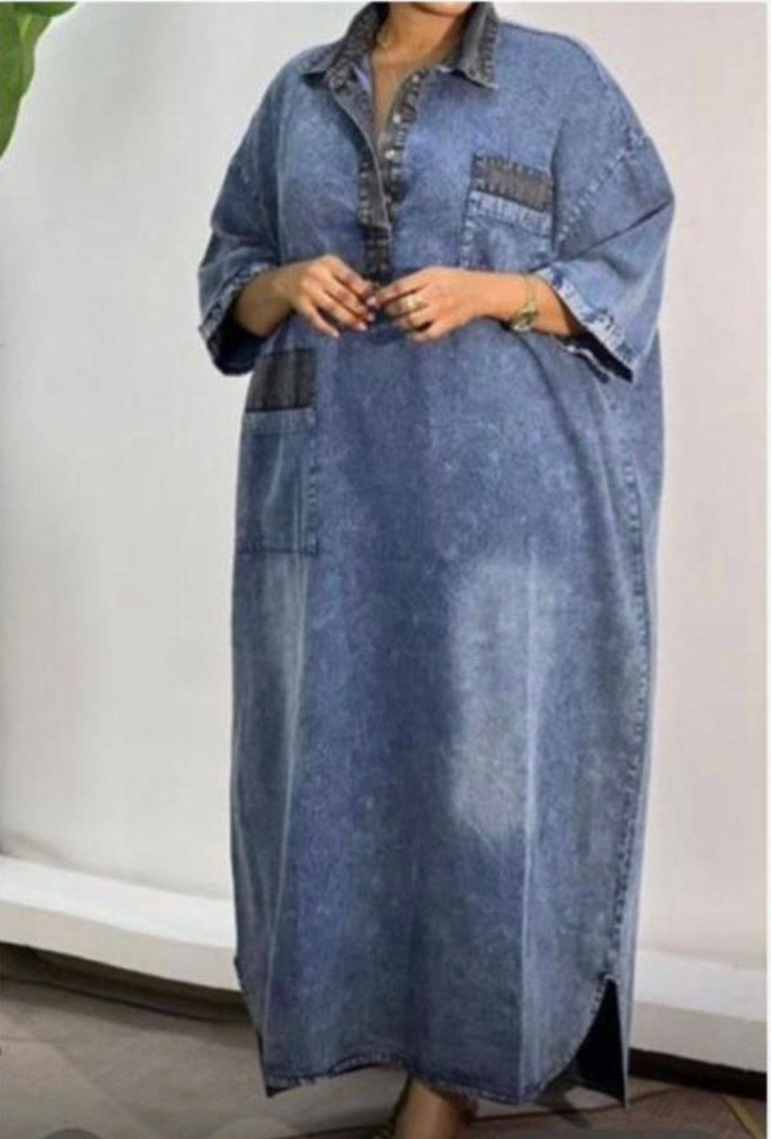 Long Denim Dress