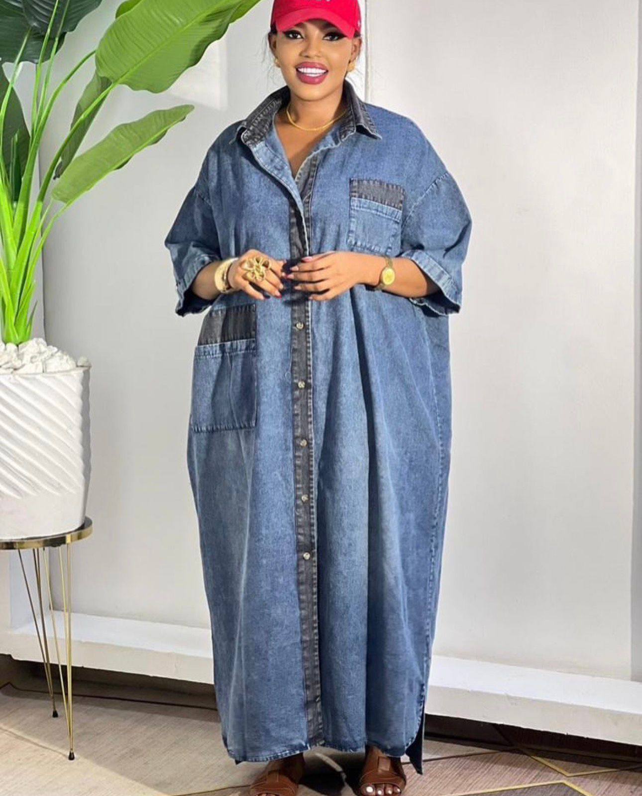 Long Denim Dress
