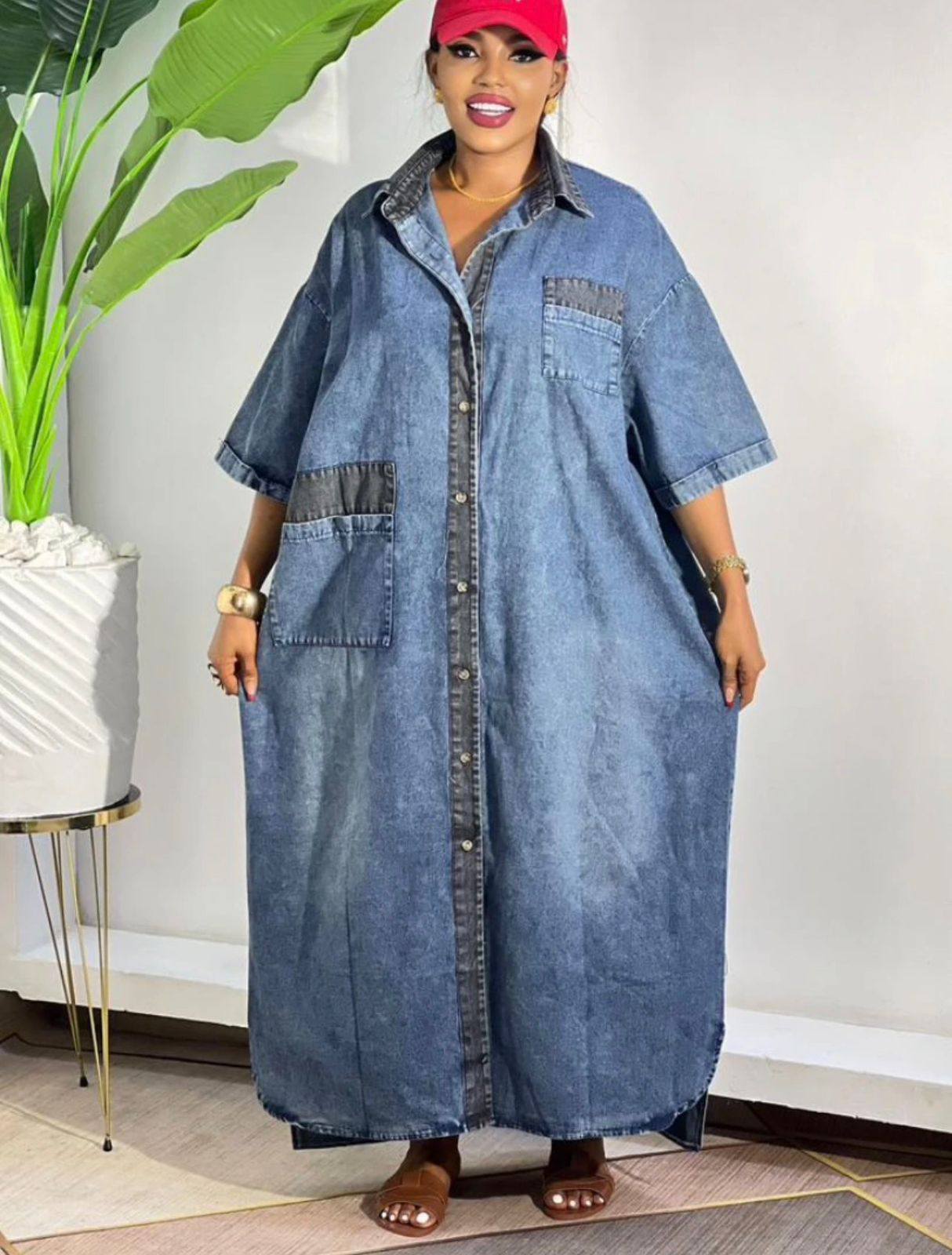 Long Denim Dress