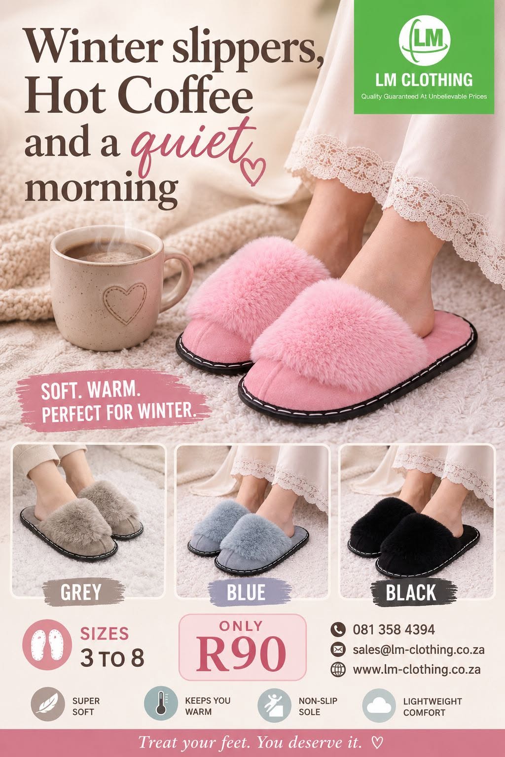 Winter Fur Slippers