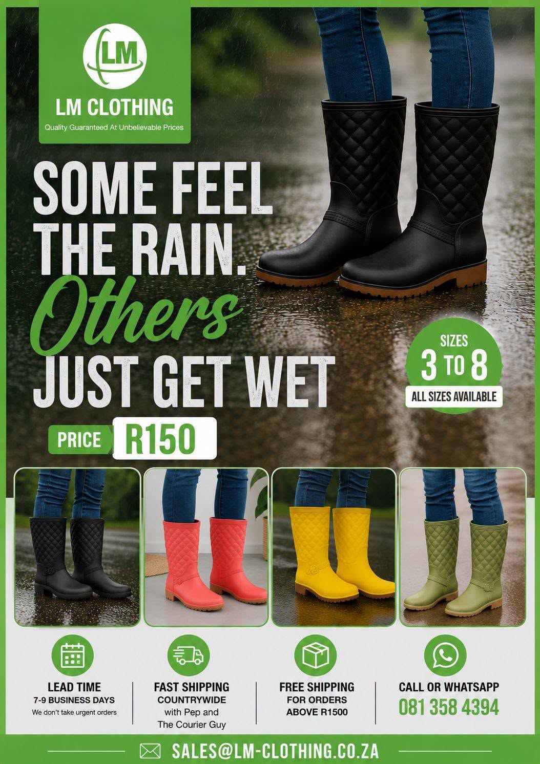Ladies Gumboots